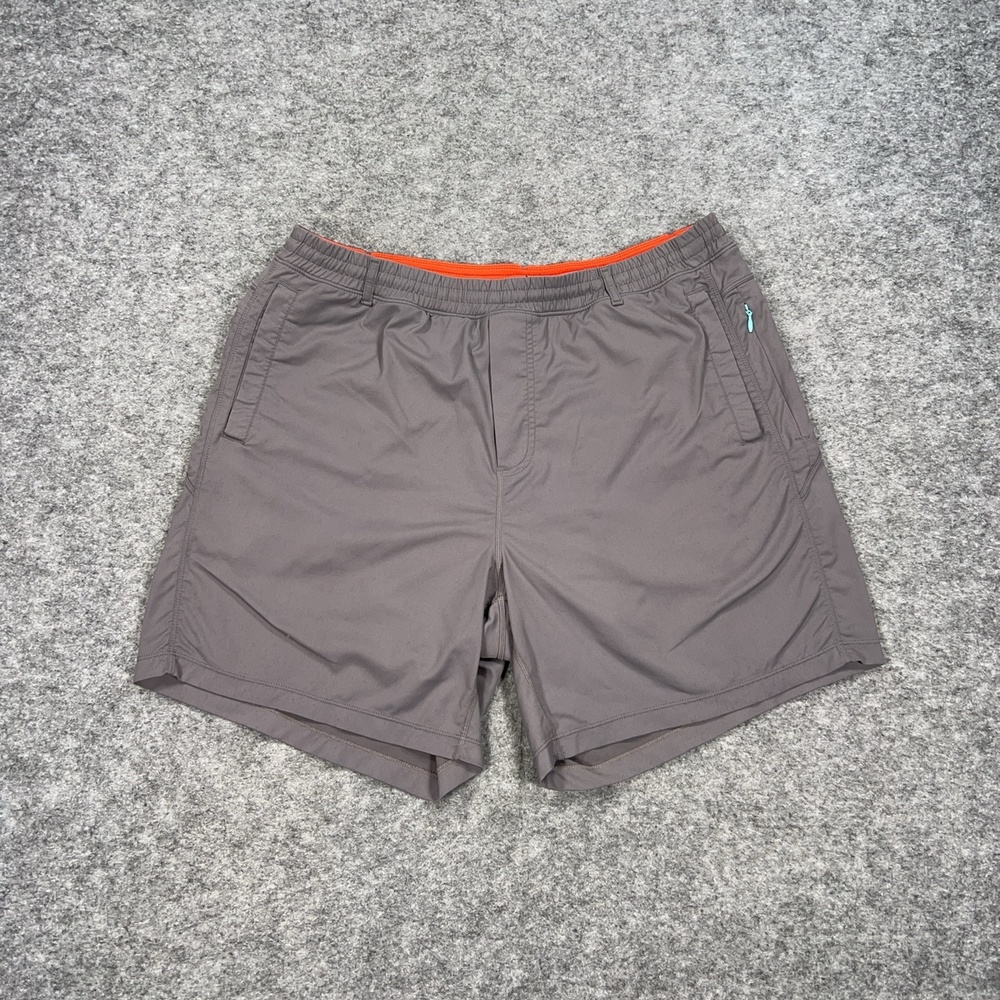 Birddogs Shorts Mens 2XL Gray Lined Athletic Quick Dry Pockets Stretch 32x6.5